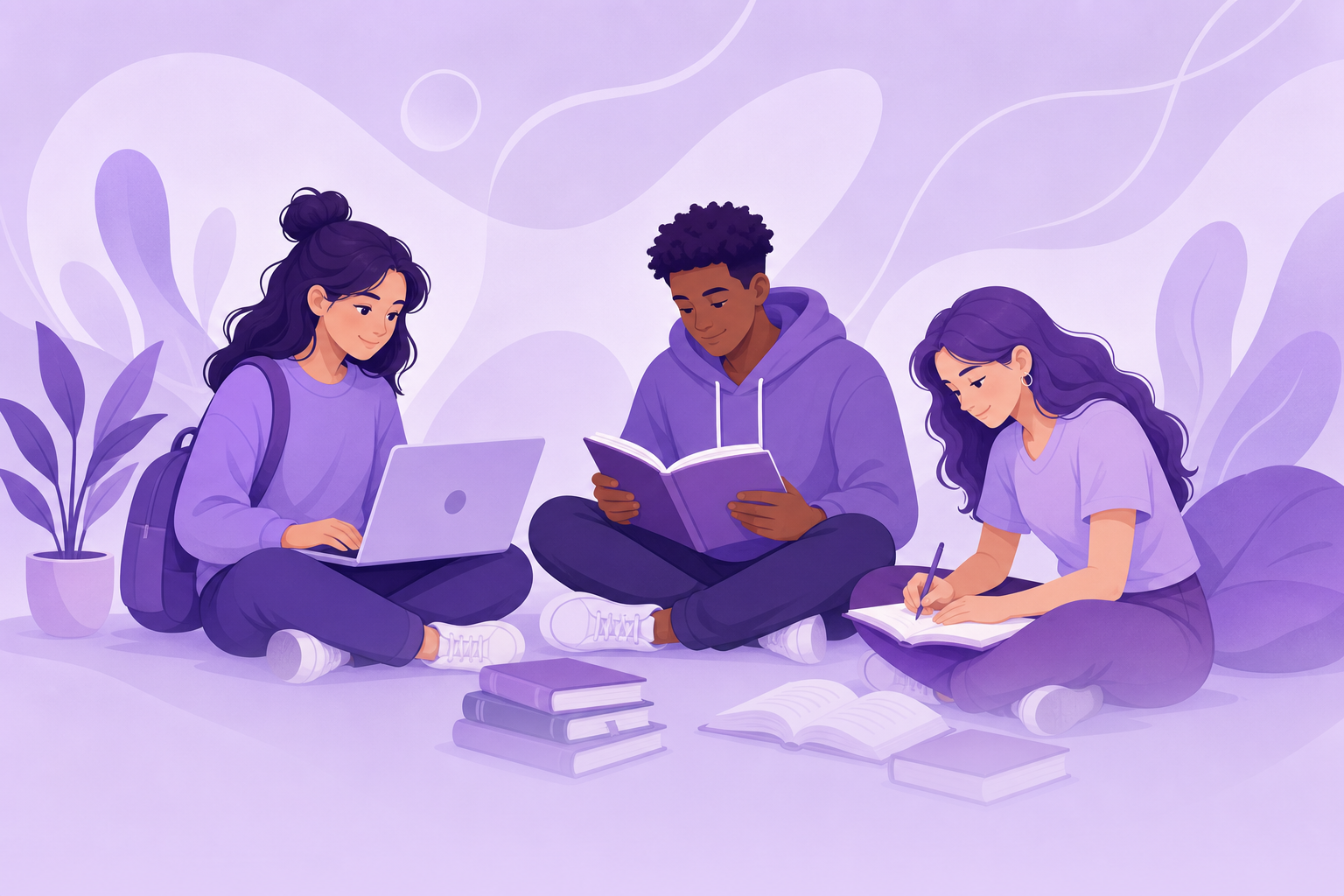 Illustration of a student planning GPA